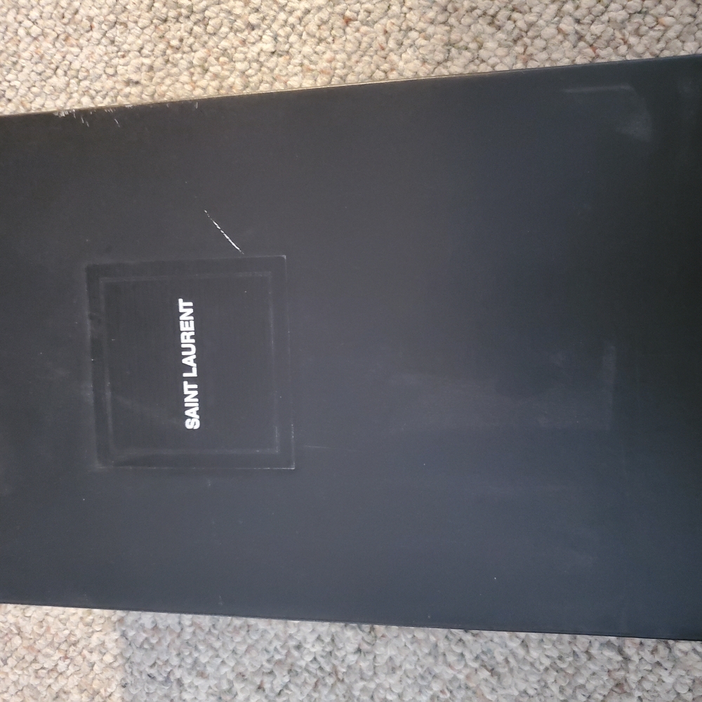 Saint Laurent White Distreesed Sneakers Low-Top - Picture 5 of 5